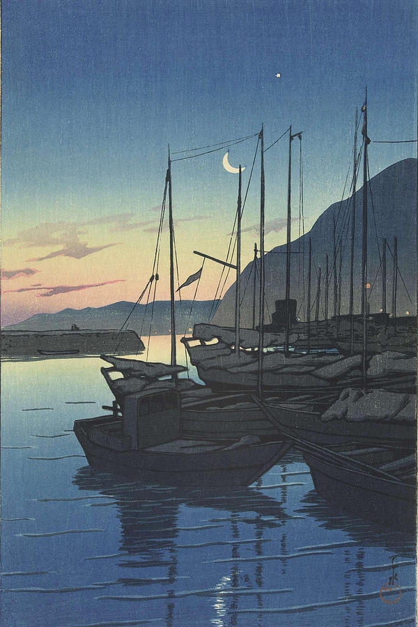 絵画　プスカーシュ　プスタ Ochtend in Beppu Painting by Kawase Hasui - Pixels
