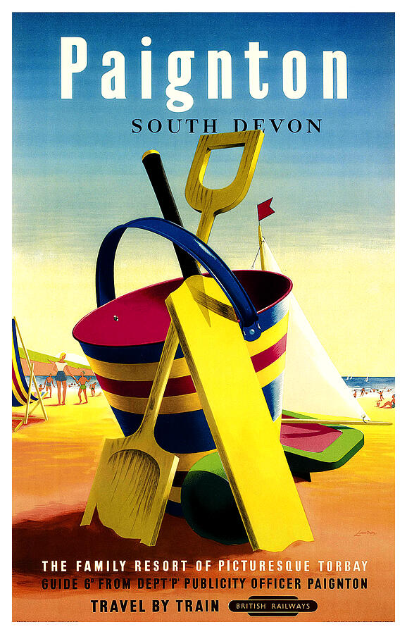 Paignton Digital Art by Gary Grayson - Pixels