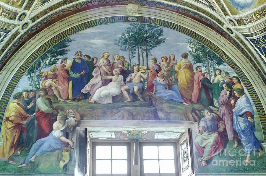 Parnassus, 1511, Raphael Photograph by Roberto Morgenthaler - Pixels