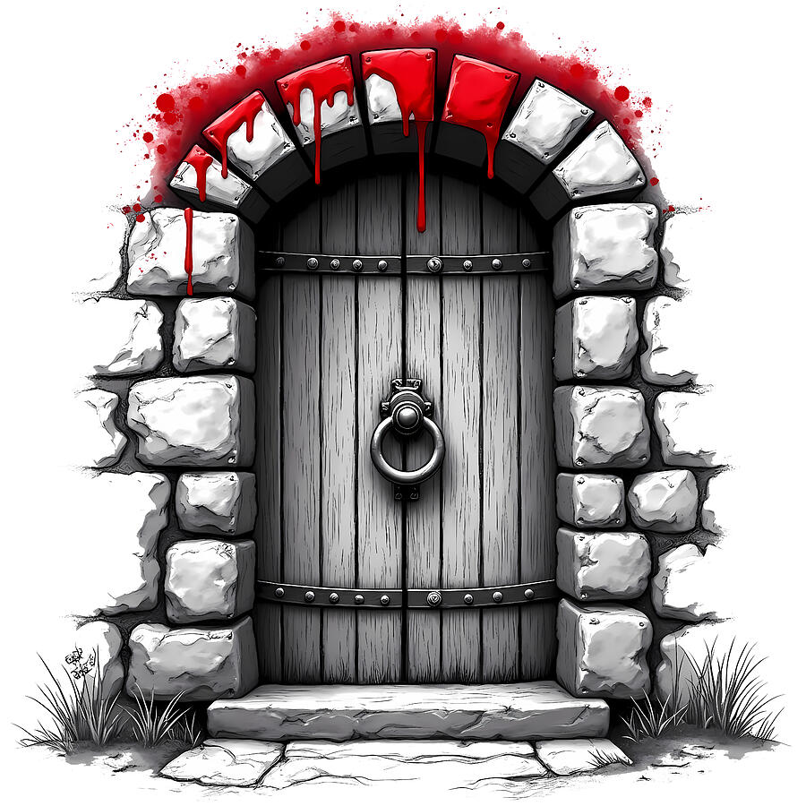 Passover Lamb Door Digital Art by Reeves Abram - Pastor Reeves Studio - Pixels
