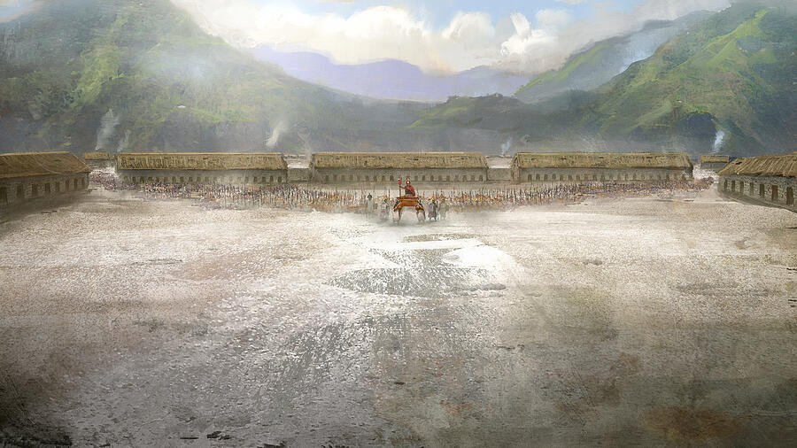 Procession into Cajamarca by Joseph Feely