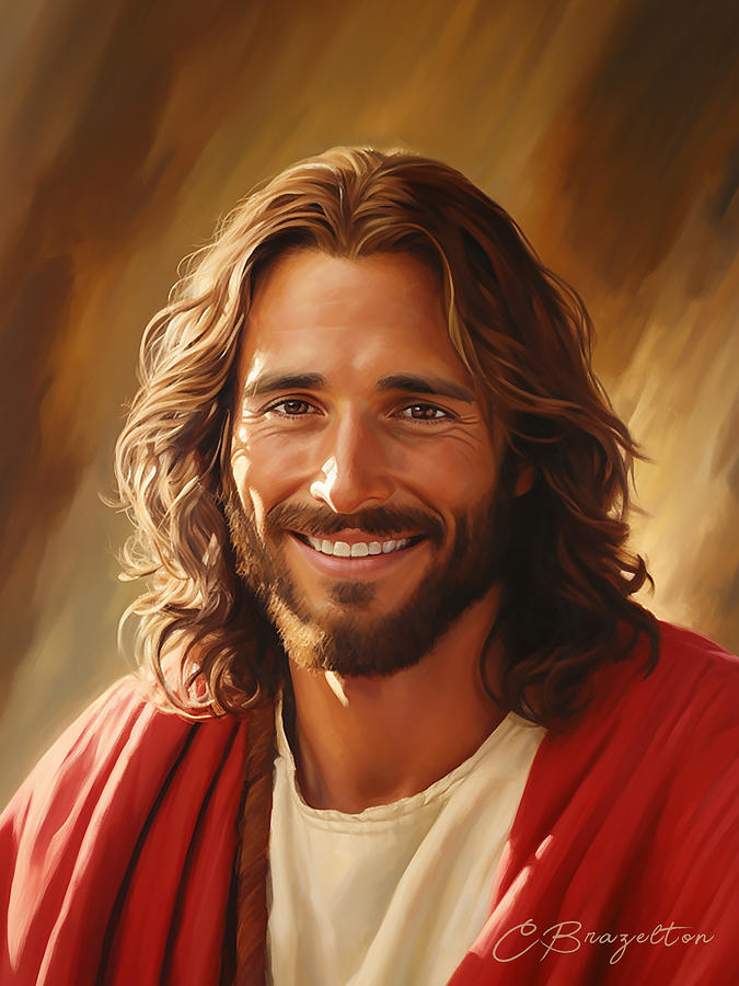 Radiant Savior Painting by Chris Brazelton - Pixels
