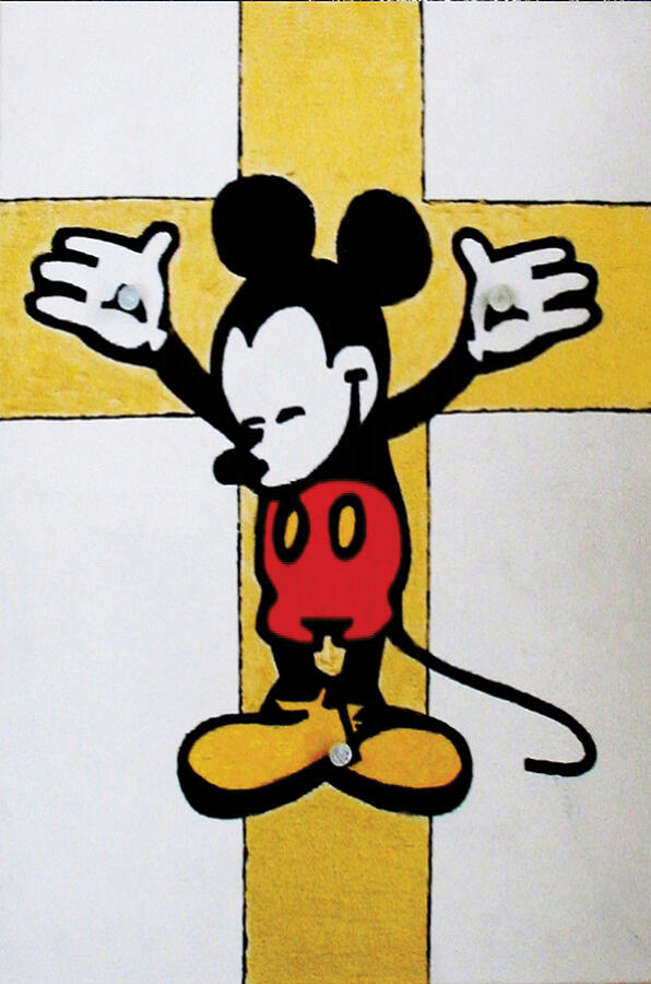 Apollo Smintheus - Apolo the Mouse God - Crucified Mickey Mouse Mixed ...