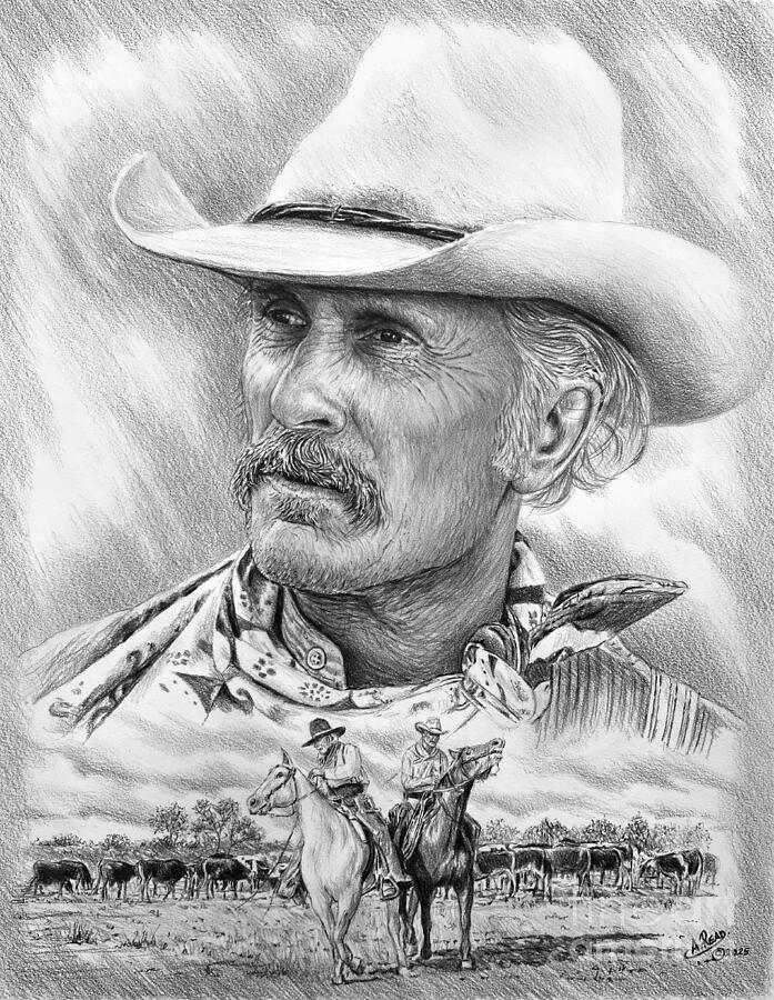 Robert Duvall Tribute Drawing by Andrew Read - Pixels