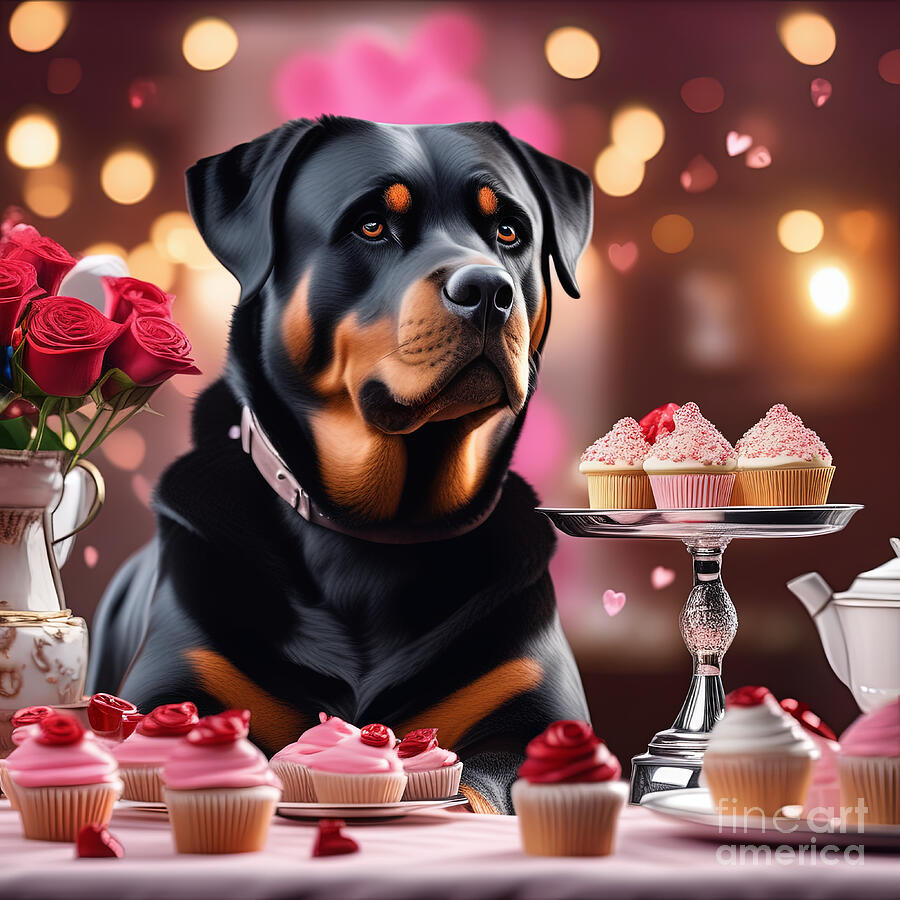 Rottweiler Romance V2 by Douglas Barnard