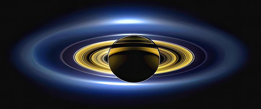 Saturn Eclipse Photograph by Vincent Luxe Gallery - Pixels