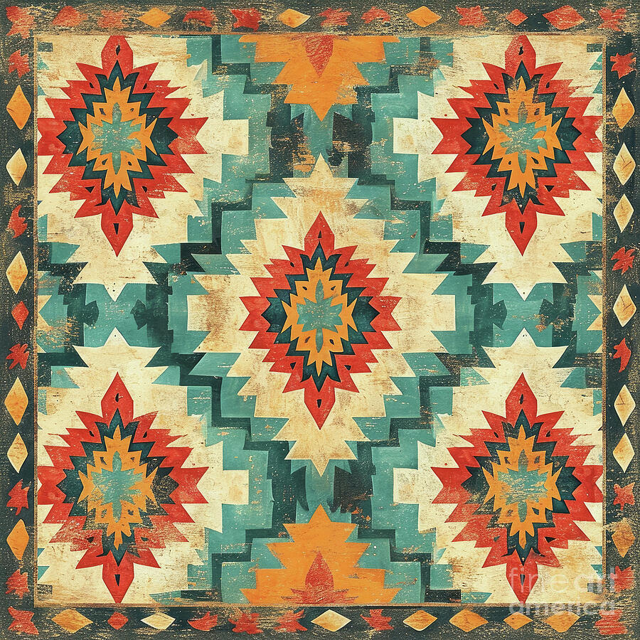 Southwestern Pattern 1 by Tina LeCour