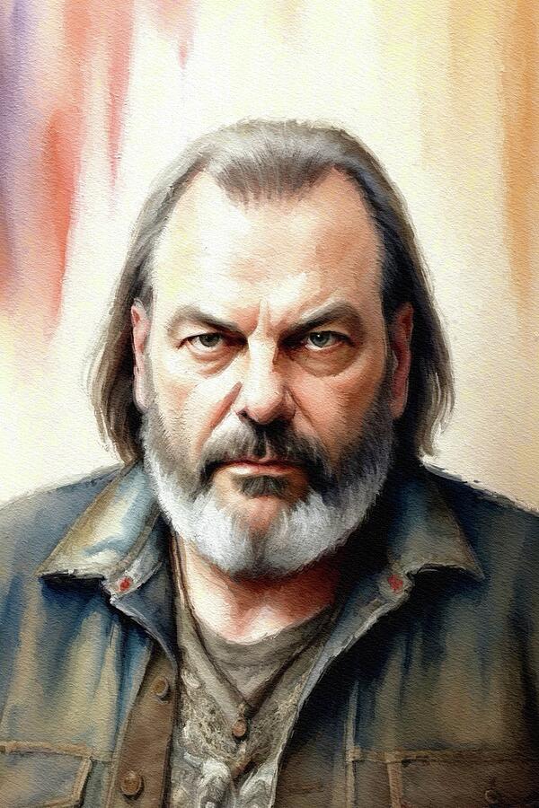 Steve Earle, Music Star Painting by John Springfield - Pixels