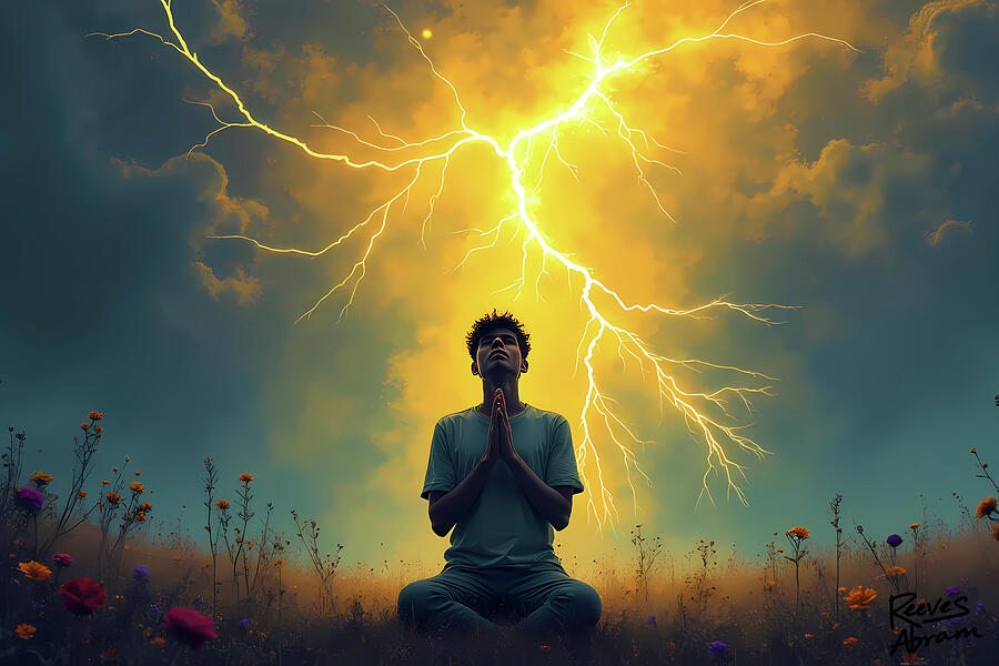 Strength in Prayer Digital Art by Reeves Abram - Pastor Reeves Studio - Pixels