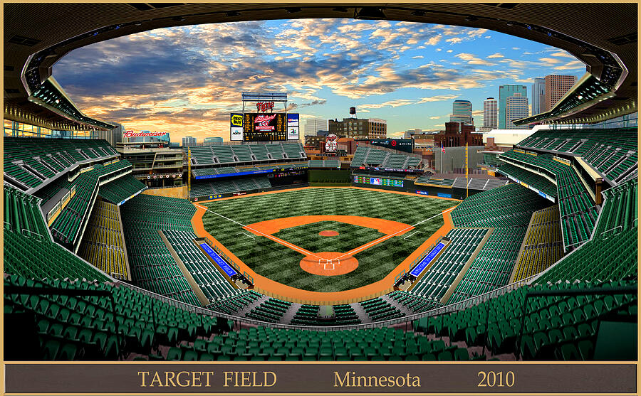 Target Field 2010 Digital Art by Gary Grigsby - Pixels