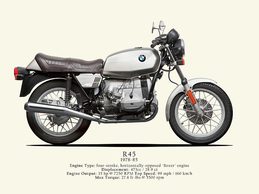 The R45 Classic Motorcycle by Mark Rogan