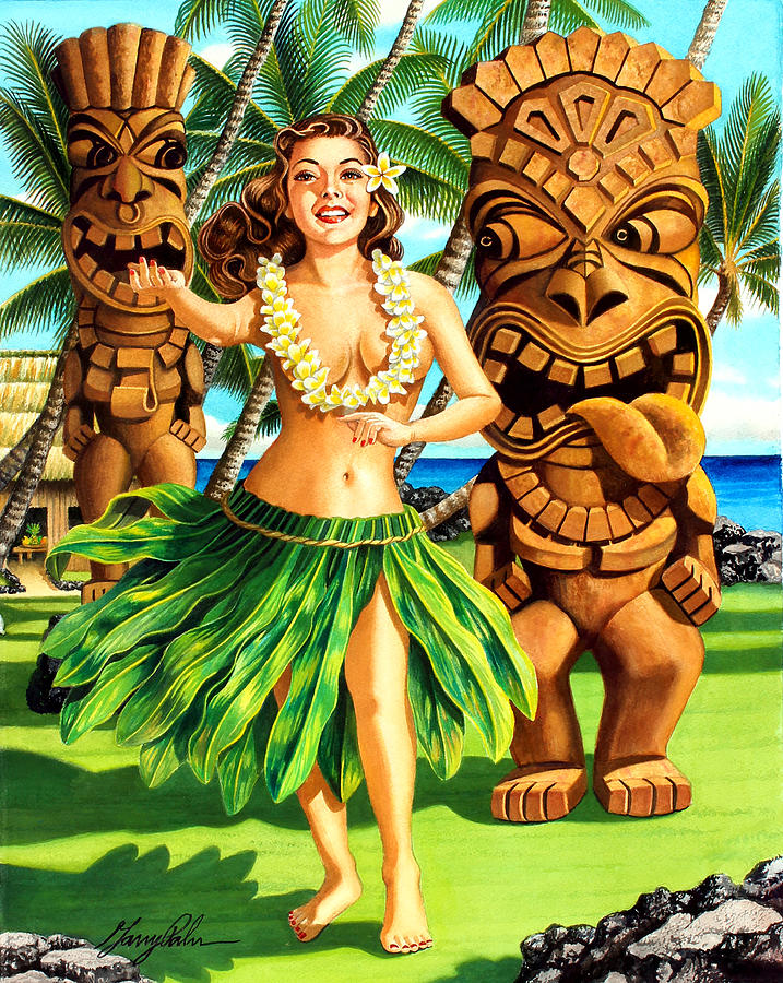 Tiki Hula by Garry Palm