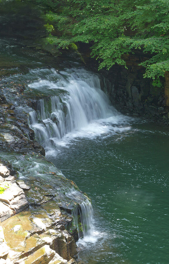 Little Step Falls - Old Stone Fort Photograph by Lenox Bowman - Pixels