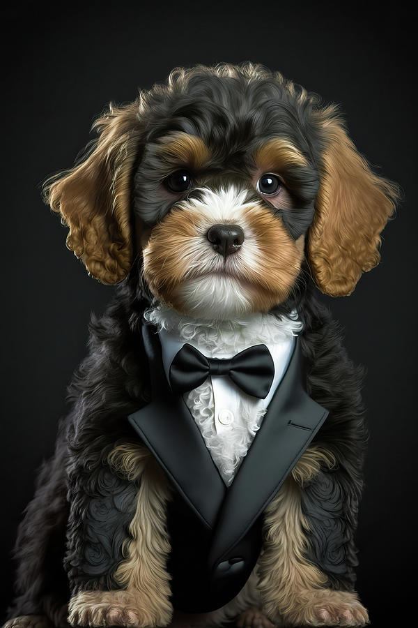 Well-dressed Animal 46 Cavapoo Dog by Matthias Hauser