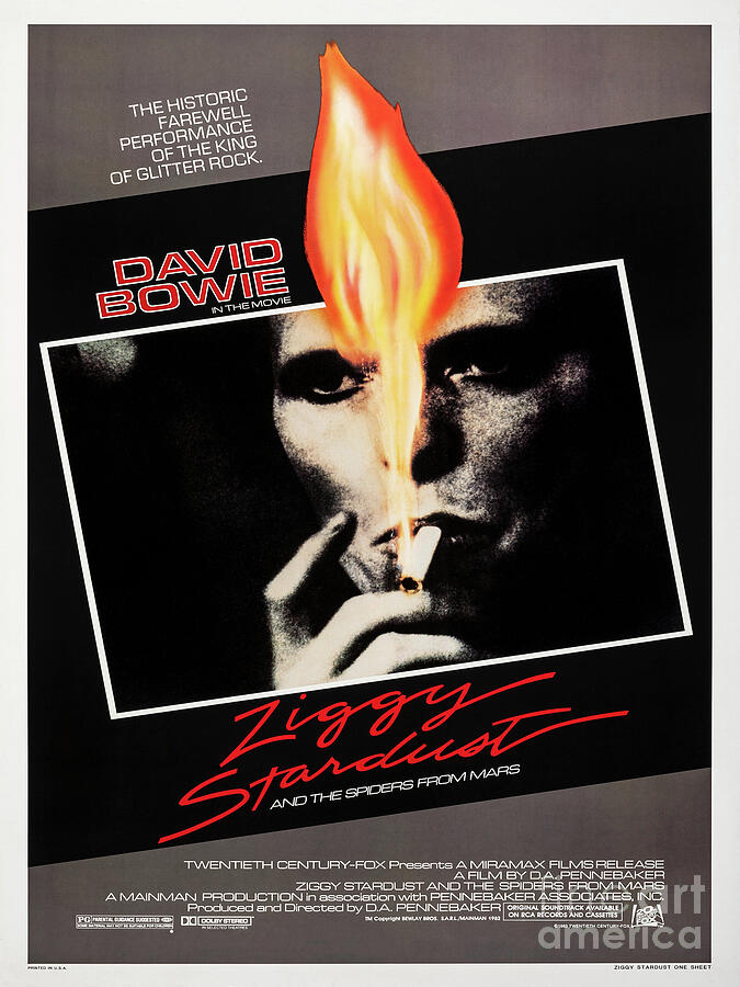 Ziggy Stardust and the Spiders from Mars Digital Art by Pulp Poster ...