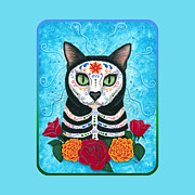 Day of the Dead Cat - Sugar Skull Cat