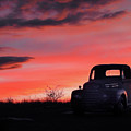 Sunset and a '48 Ford