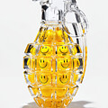 Smiley Faces Inside Transparent Grenade